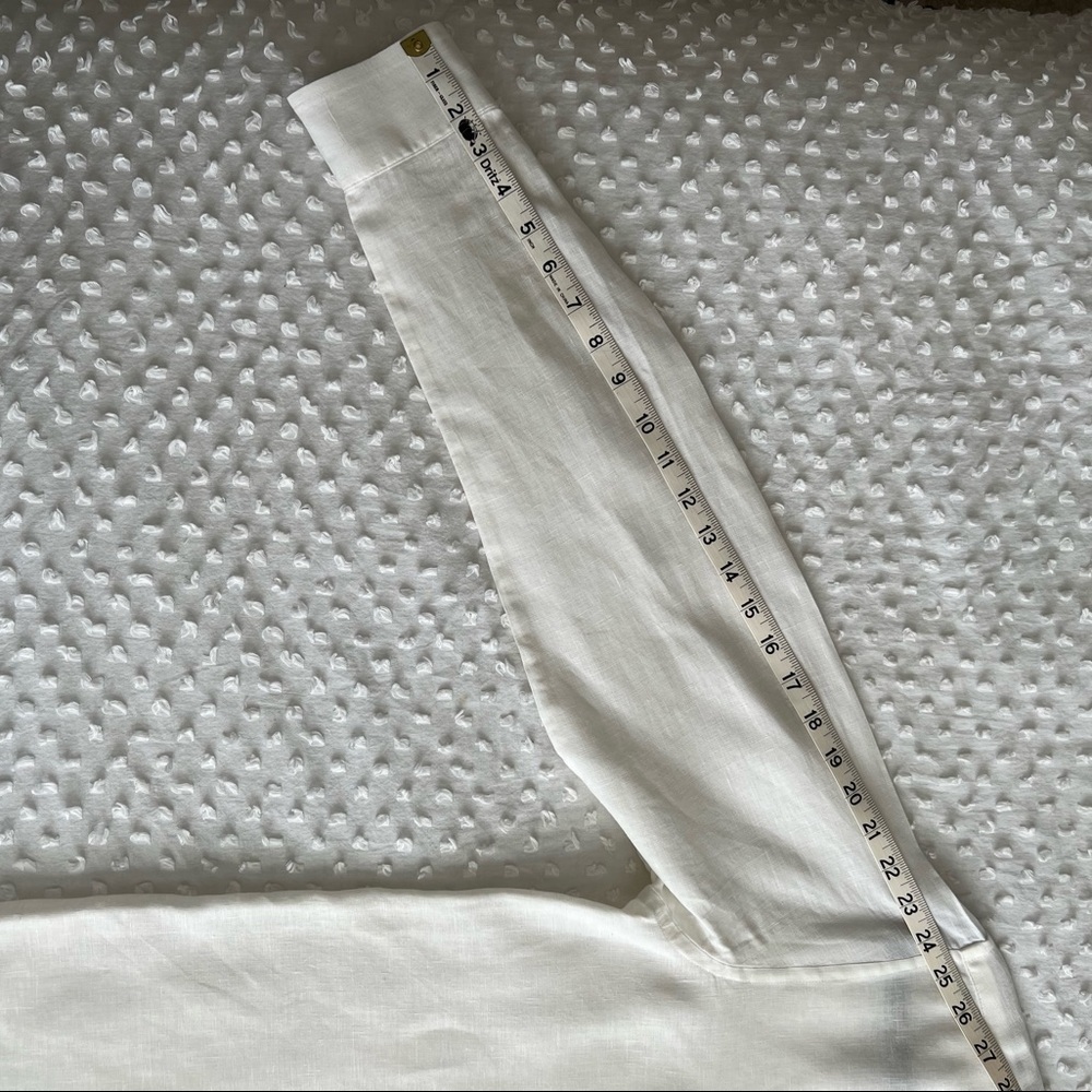 Mens 100% Linen Button Down Shirt - Picture 4 of 6